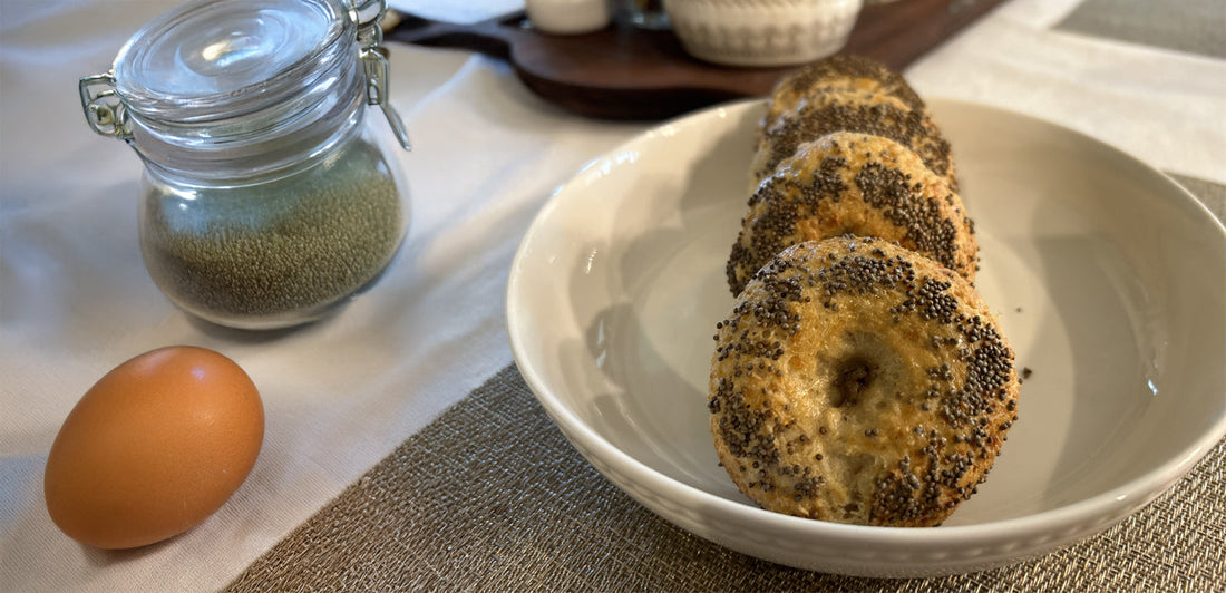 Perilla & Cottage Cheese Bagels