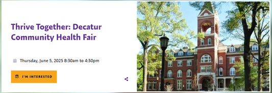 Thrive Together: Decatur Community Health Fair – A Celebration of Wellness
