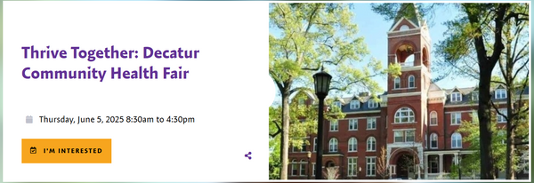 Thrive Together: Decatur Community Health Fair – A Celebration of Wellness