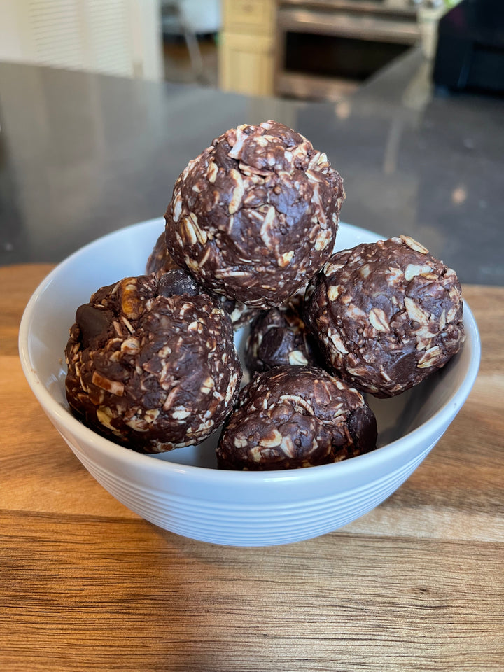Ginger & Perilla Peanut Butter Energy Bites