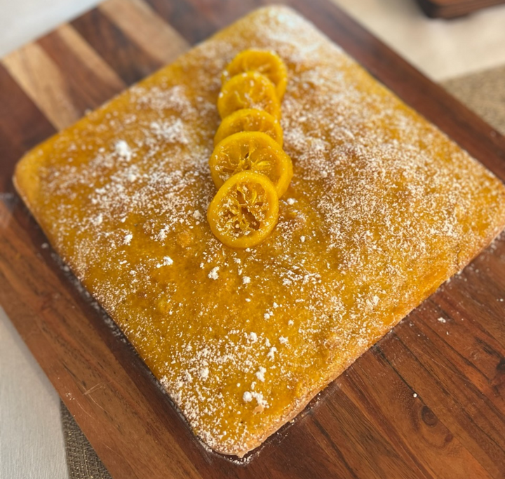 Healing Lakadong Turmeric Lemon Cake