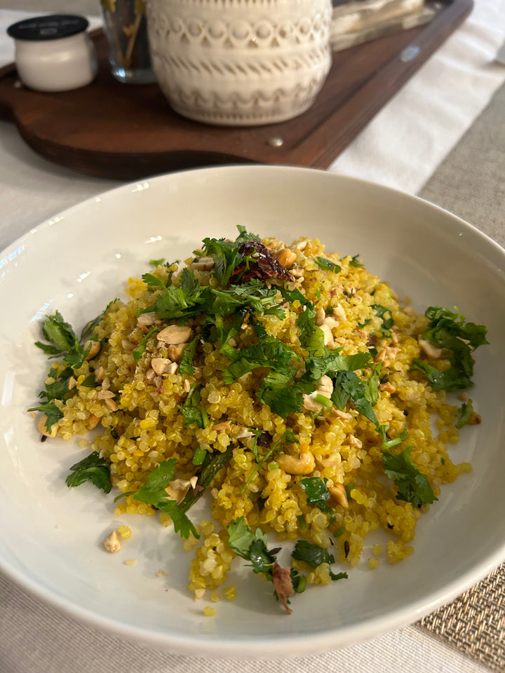 Lime & Peanut Rice/Quinoa
