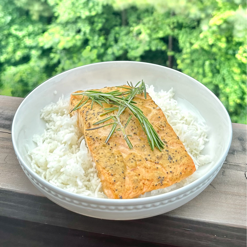 Spicy Lemon Pepper Salmon