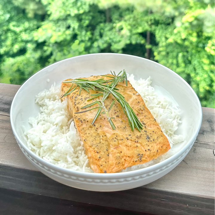 Spicy Lemon Pepper Salmon