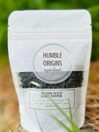 Warm Wild Long Pepper (Piper Longum) - Humble Origins Superfoods