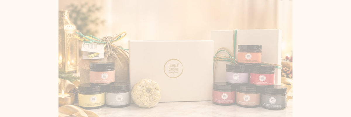 Humble Origins Gift Sets arranged for gifting